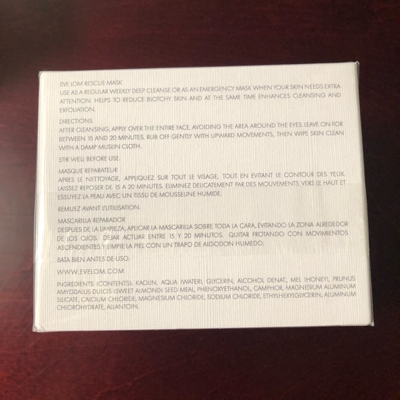 ‘SOLD’ BRAND NEW Eve Lom Rescue Mask - Picture 4 of 8